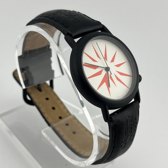 Columbia Energy‎ Group Watch Unisex 34mm Case Black Leather Band- New Battery - Picture 2 of 10